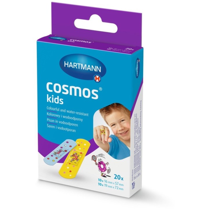 HARTMANN Cosmoskids à 20 Pflasterstrips in 2 verschiedenen Größen