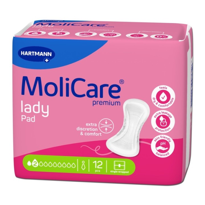 HARTMANN MoliCare premium lady Pad 2 Tropfen à 12 Stück
