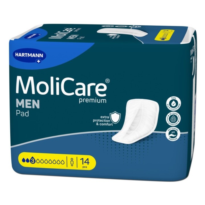 HARTMANN MoliCare premium MEN Pad 3 Tropfen à 14 Stück