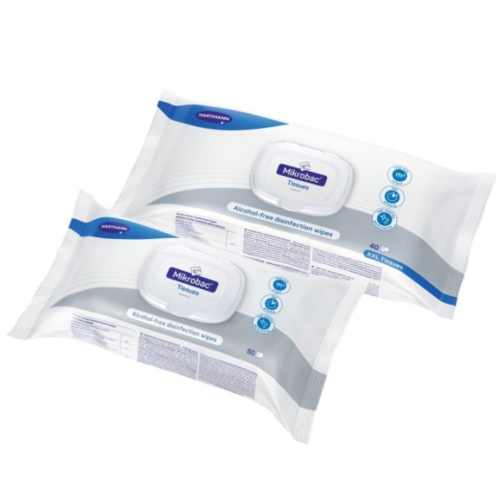 HARTMANN Mikrobac Tissues – 1 Stück à 80 Tücher