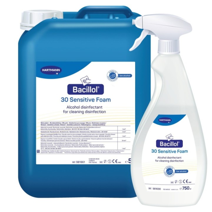 HARTMANN Bacillol 30 Sensitive Foam – 1 Stück à 750 ml