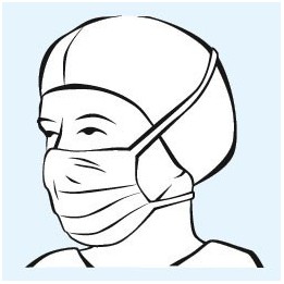 HARTMANN Foliodress Mask Comfort Anti splash ung à 40 Stück
