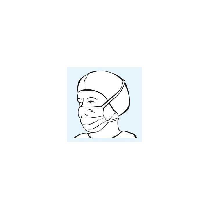 HARTMANN Foliodress Mask Comfort Anti splash ung à 40 Stück