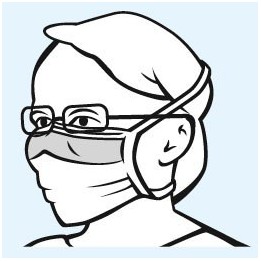 HARTMANN Foliodress mask Comfort Anti fogging ung à 50 Stück