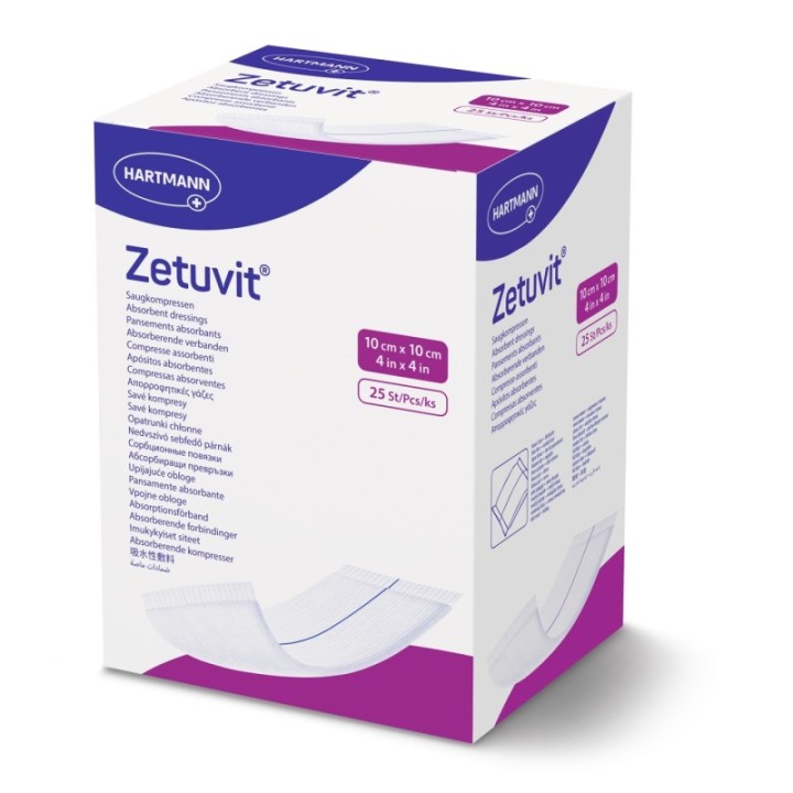 HARTMANN Zetuvit steril sterile Saugkompresse à 25 Stück