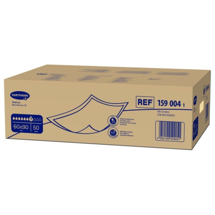 HARTMANN MoliCare Bed Mat Eco 7 Tropfen à 50 Stück