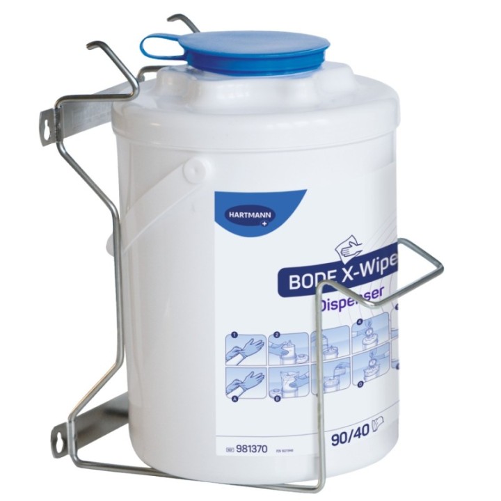 HARTMANN BODE X-Wipes Wandhalter und Sicherungsbügel – 1 Stück à 1 Stück