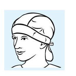 HARTMANN Foliodress Cap Comfort Bandana à 100 Stück
