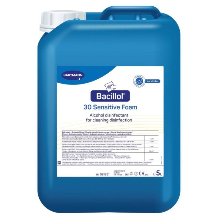 HARTMANN Bacillol 30 Sensitive Foam – 1 Stück à 5 Liter