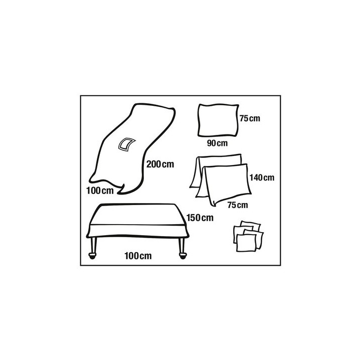 HARTMANN Foliodrape Protect Perineal-Set III ung à 5 Sets