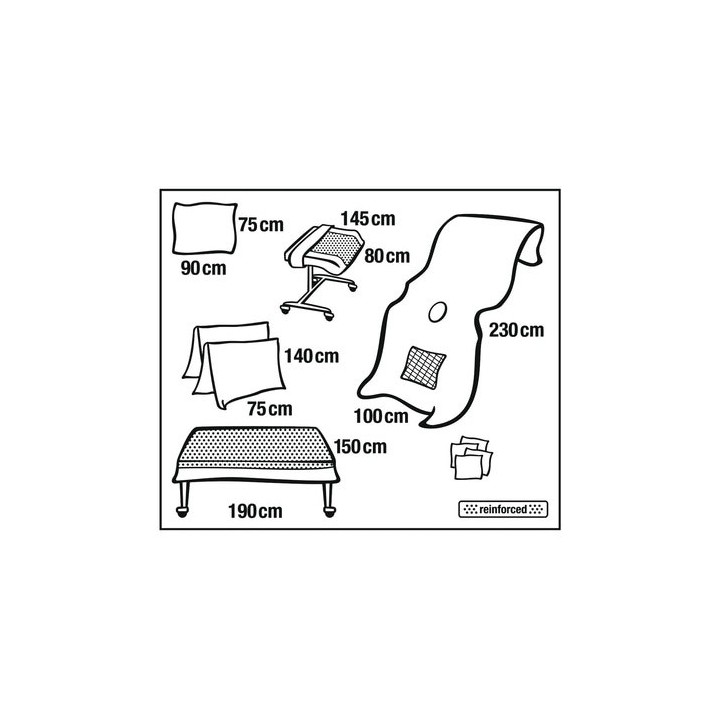 HARTMANN Foliodrape Protect Urologie-Set VI ung à 4 Sets
