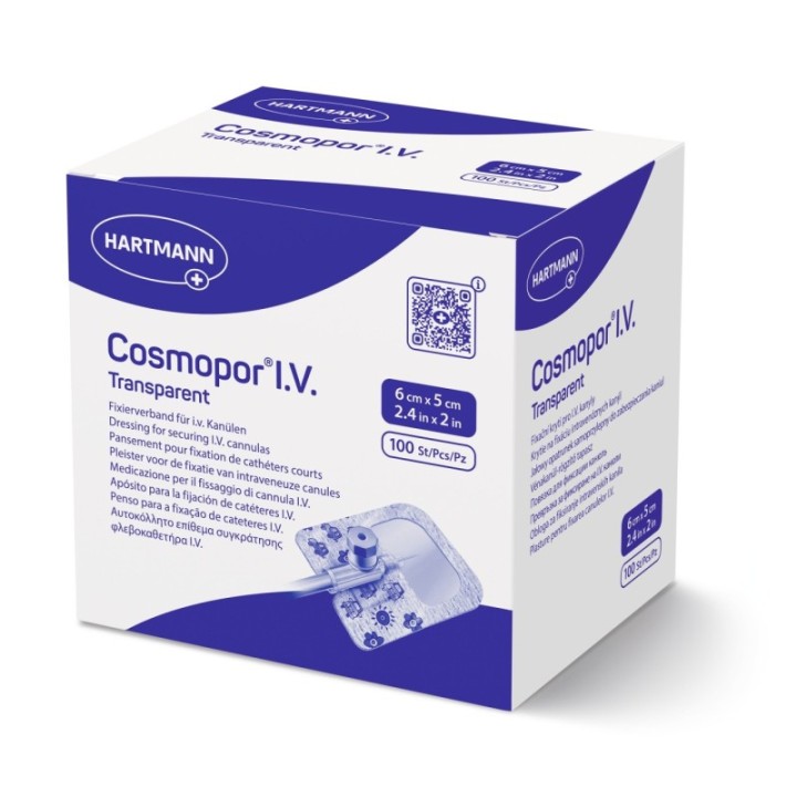 HARTMANN Cosmopor I.V. transparent à 100 Stück