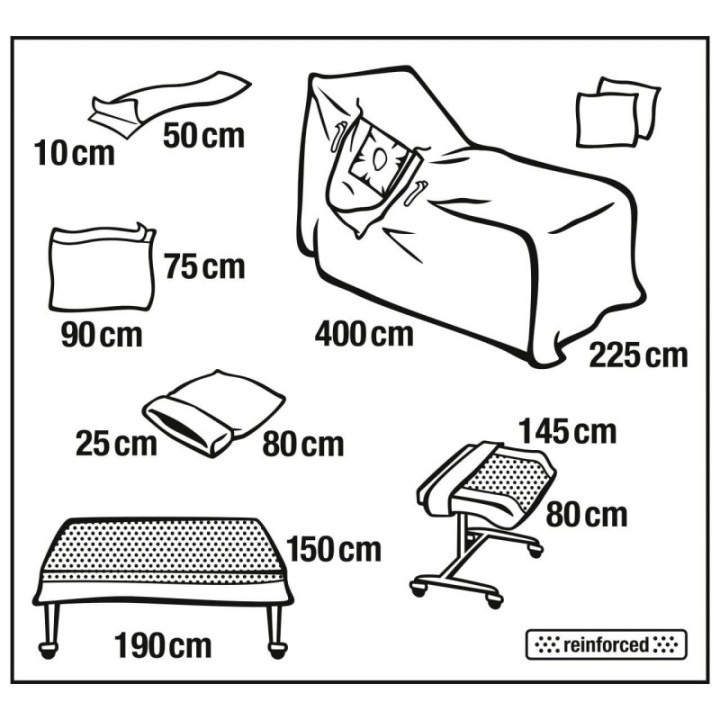 HARTMANN Foliodrape Protect Schulter-Arthroskopie-Set II ung à 4 Sets