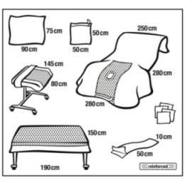HARTMANN Foliodrape Protect Plus Gynäkologie-Set II ung à 4 Sets