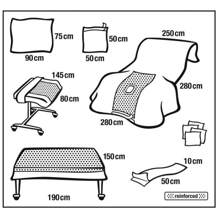 HARTMANN Foliodrape Protect Plus Gynäkologie-Set II ung à 4 Sets