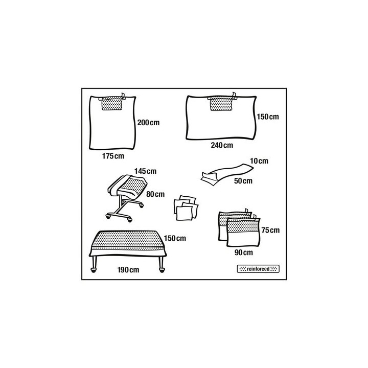 HARTMANN Foliodrape Protect Plus Universal-/Pädiatrie-Set II à 1 Packungen