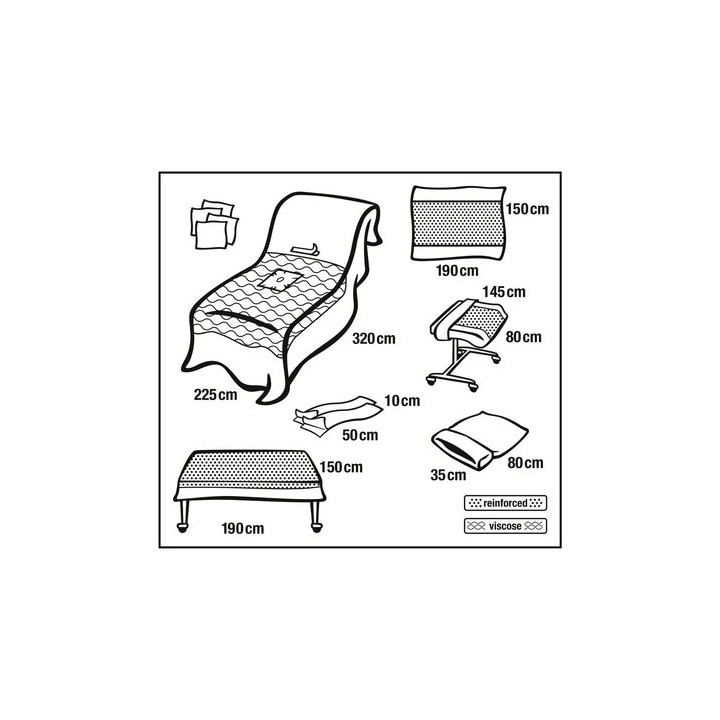 HARTMANN Foliodrape Protect Plus Extremitäten Set VI, extra verstärkt ung à 5 Sets