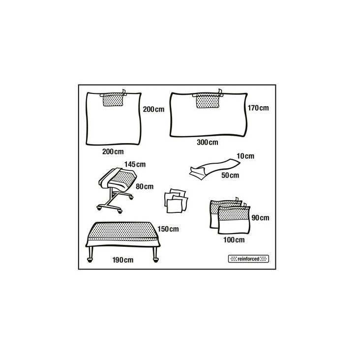 HARTMANN Foliodrape Protect Plus Universal-Set IV à 1 Packungen