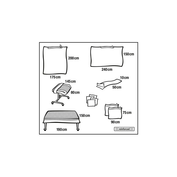 HARTMANN Foliodrape Protect Universal-/Pädiatrie-Set I à 1 Packungen