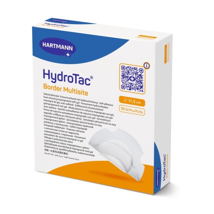 HARTMANN HydroTacborder multisite hydroaktive Schaumstoff-Wundauflage à 10 Stück