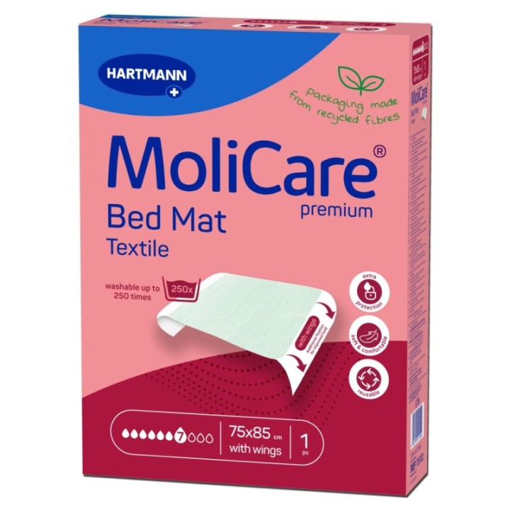 HARTMANN MoliCare premium Bed Mat Textile 7 Tropfen à 10 Stück