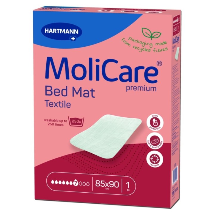 HARTMANN MoliCare premium Bed Mat Textile 7 Tropfen à 10 Stück