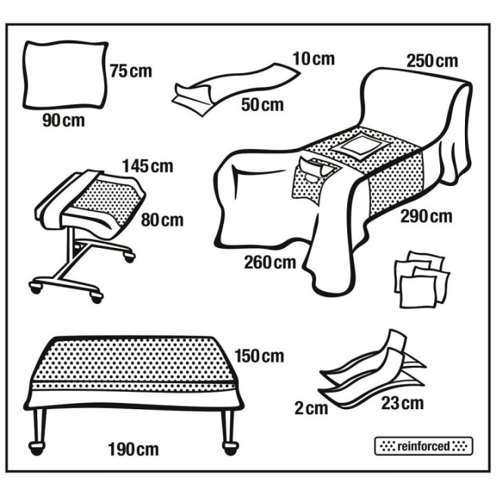 HARTMANN Foliodrape Protect Plus Abdominal-Perineal-Set VI ung à 5 Sets