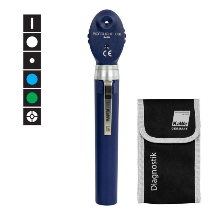 KaWe PICCOLIGHT E56, 2,5V, sky, US, Ophthalmoskop | KaWe Medizintechn | bei B2B-IN Österreich