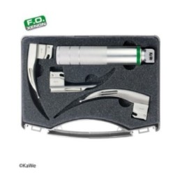 KaWe F.O. Laryngoskop SET Pädiatrie 1 Griff 3 Spatel