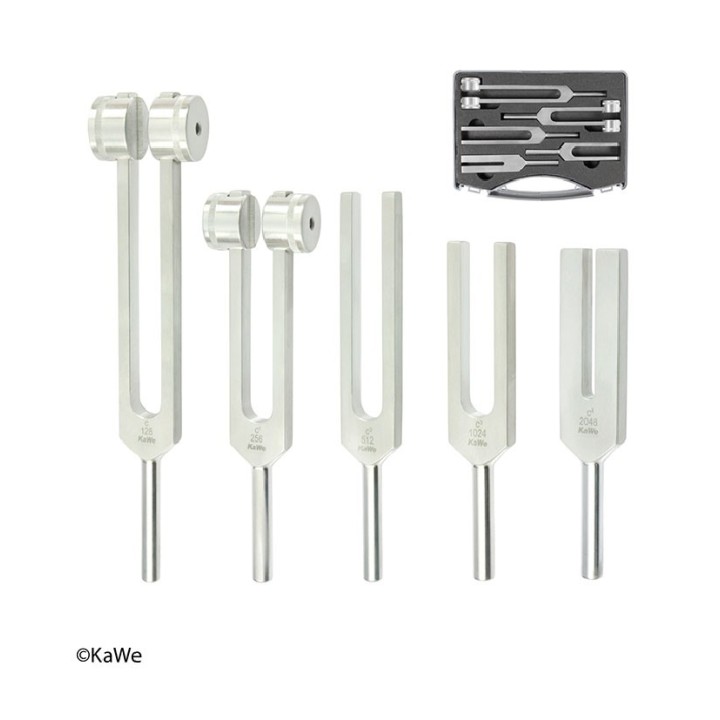 KaWe Stimmgabel-Set aus Aluminium 5 St.