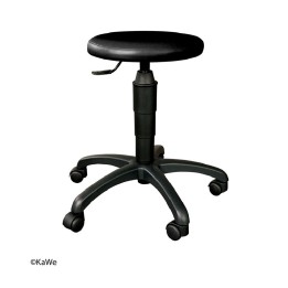 KaWe Drehhocker Classic, Sitzhöhe: 45 - 57 cm, schwarz