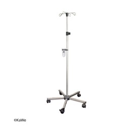 KaWe Infusionsständer, Edelstahl, 5-Fuß