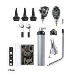 KaWe Basic Set C10/E15, 2,5V, Otoskop-/Ophthalmoskop-Set