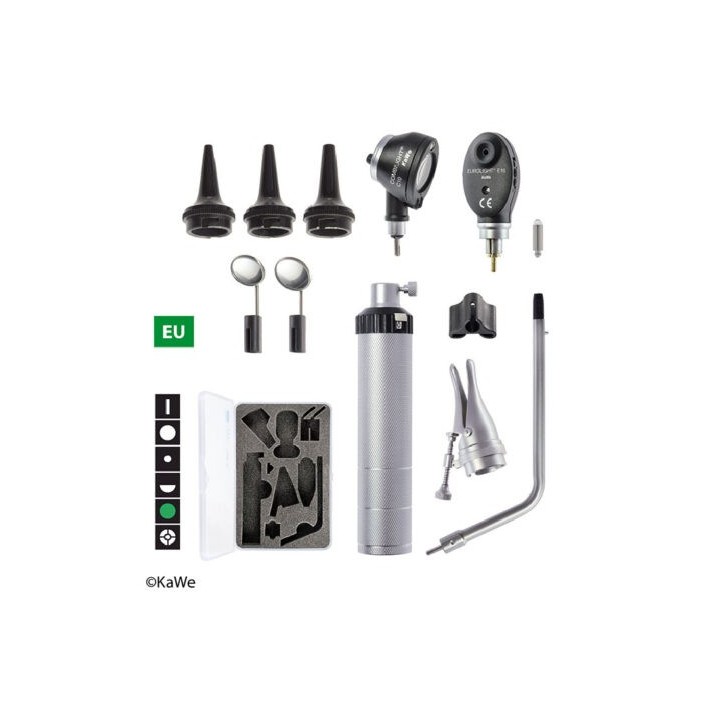KaWe Basic Set C10/E16, 2,5V, Otoskop-/Ophthalmoskop-Set